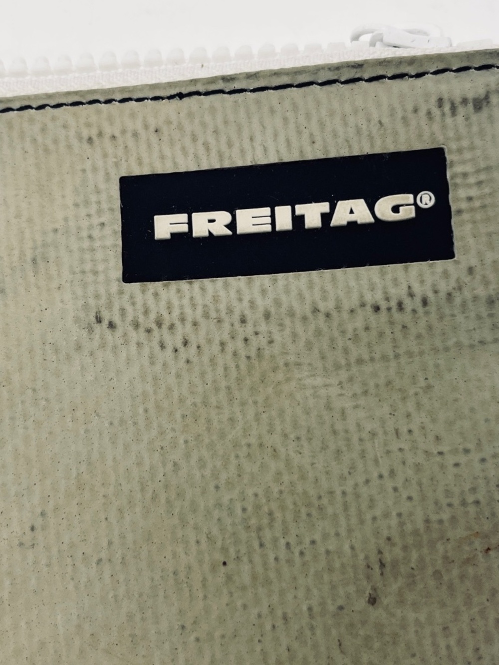 FREITAG F07 Chuck Zipper Pouch — Upcycled Truck Tarp — Swiss Brand, Hard to Find - Picture 7 of 10